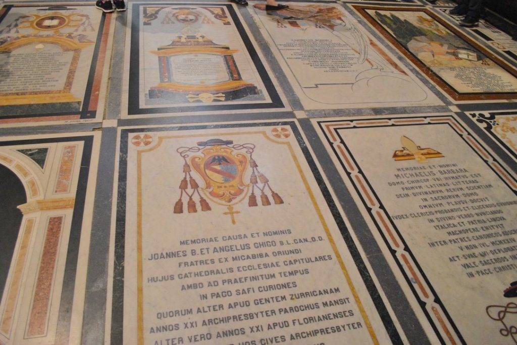 Floor Memorials St Pauls Cathedral Mdina