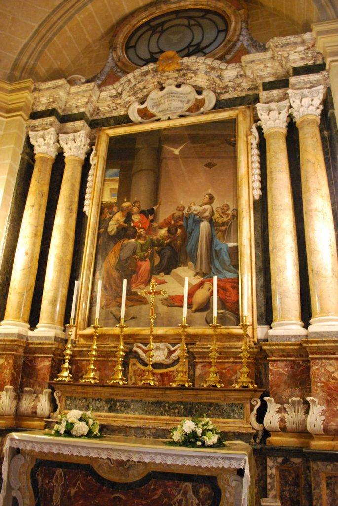 Side Chapel St Pauls Cathedral Mdina