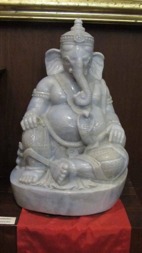 White Ganesh statue