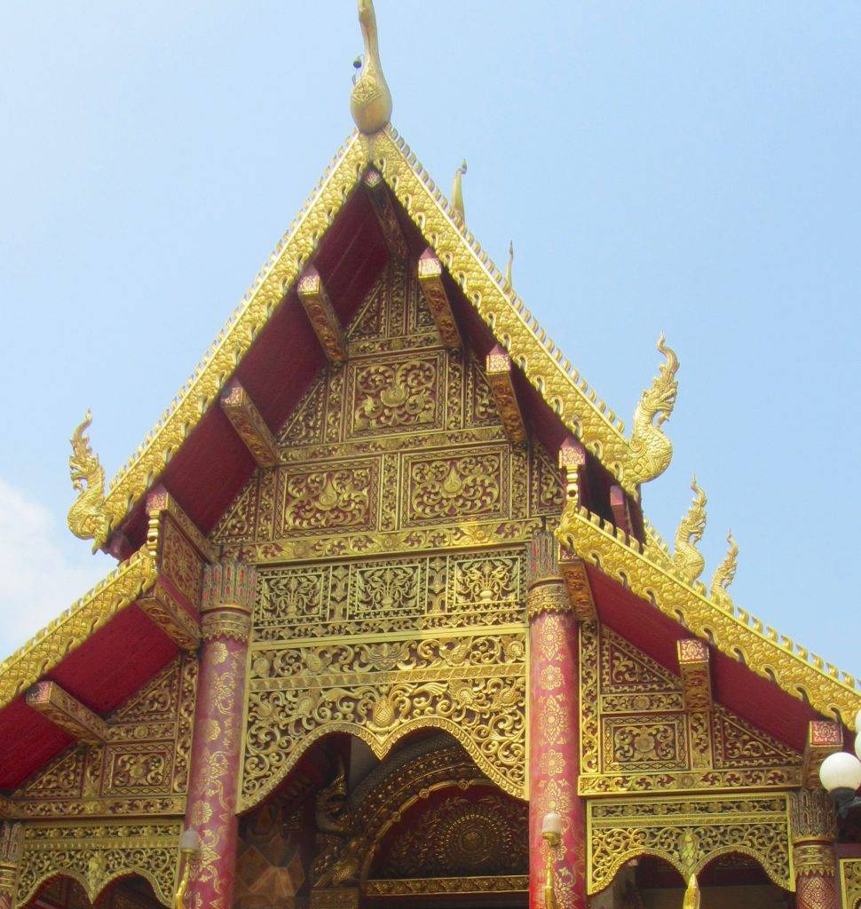 Wat Klang Wiang Fire temple Chiang Rai