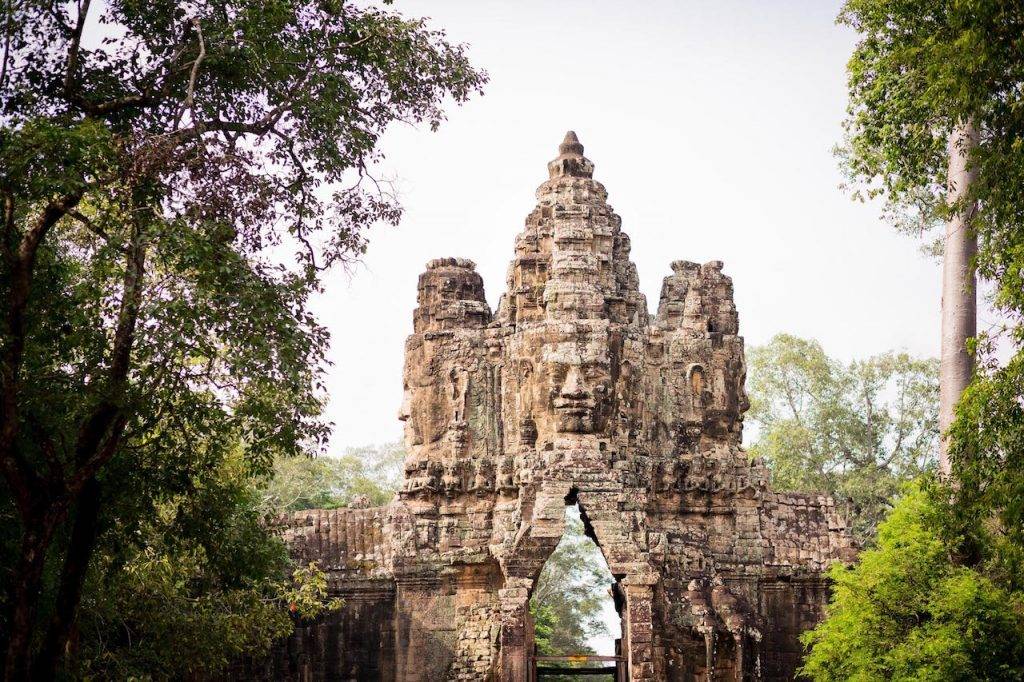 South Gate into the Angkor Tom Complex