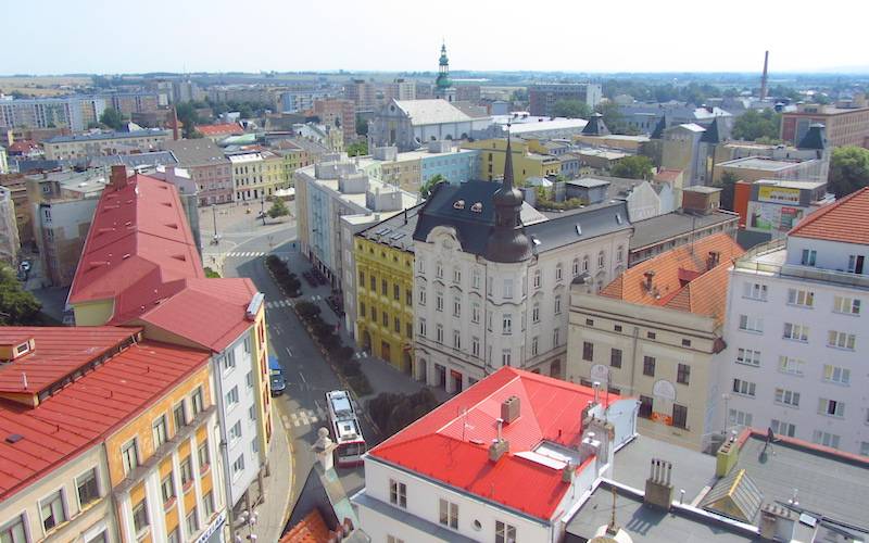 Opava view from Above