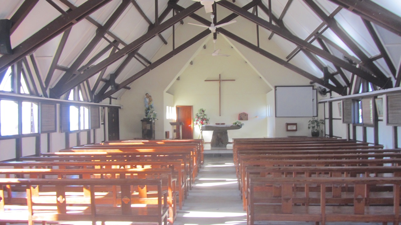 Inside Cap Malheureux Church