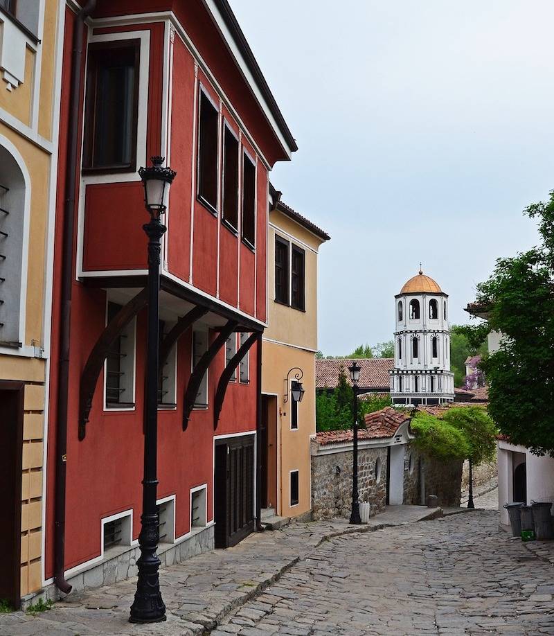 Plovdiv old city houses