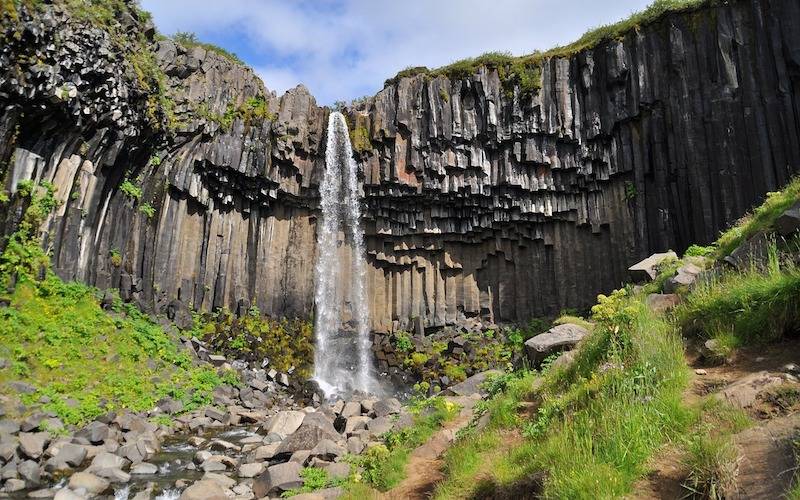 Svartifoss Iceland Waterfall
