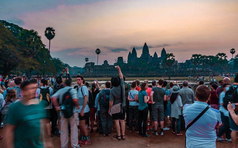Angkor Wat Sunrise Crowds