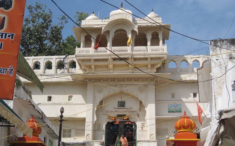 Entrance to Brahma Temple Pushkar