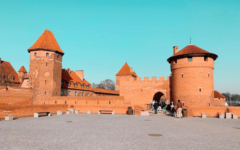 Malbork Castle from Gdansk largest castle in the world
