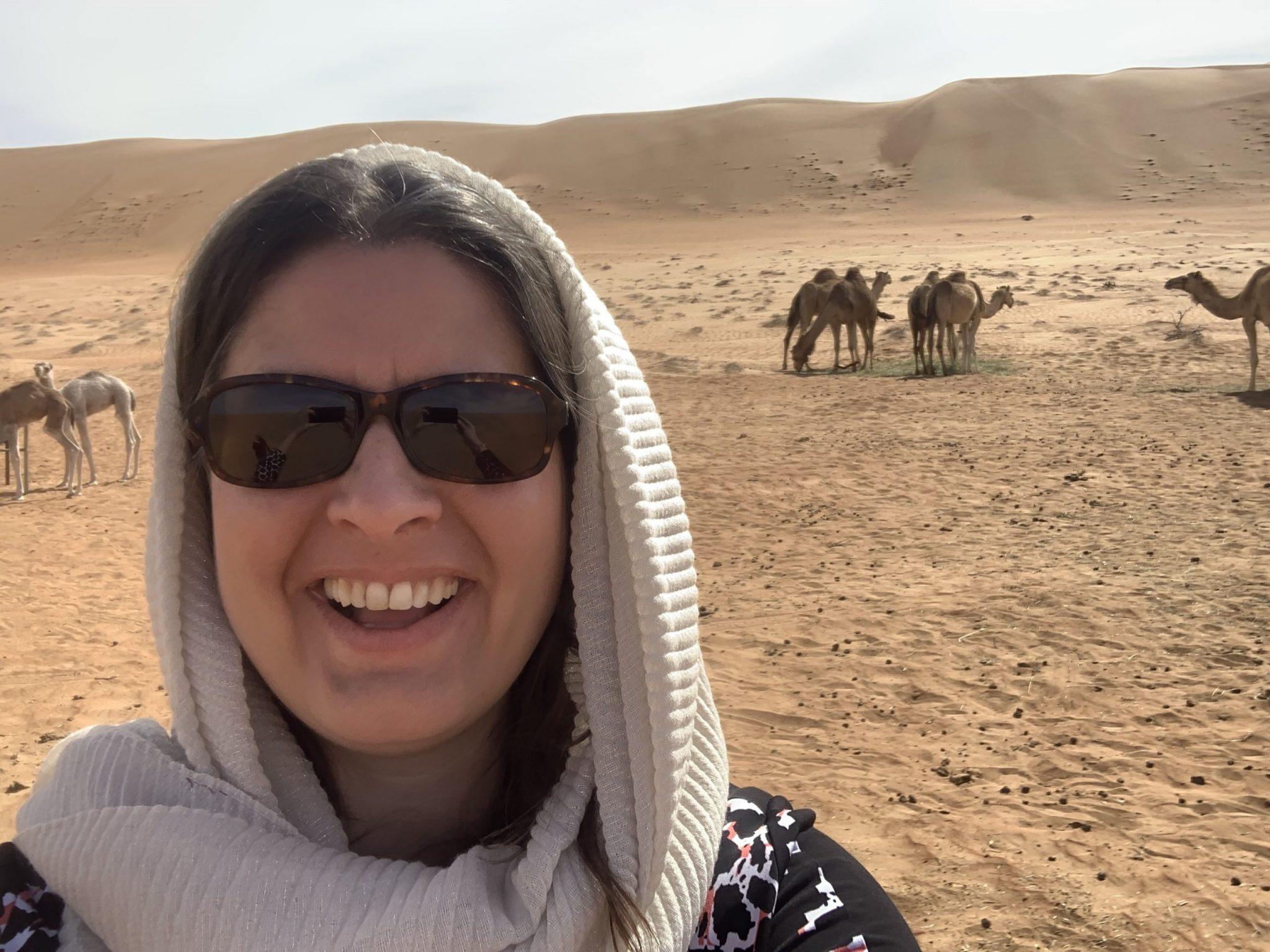 Sharqiya sands meeting camels