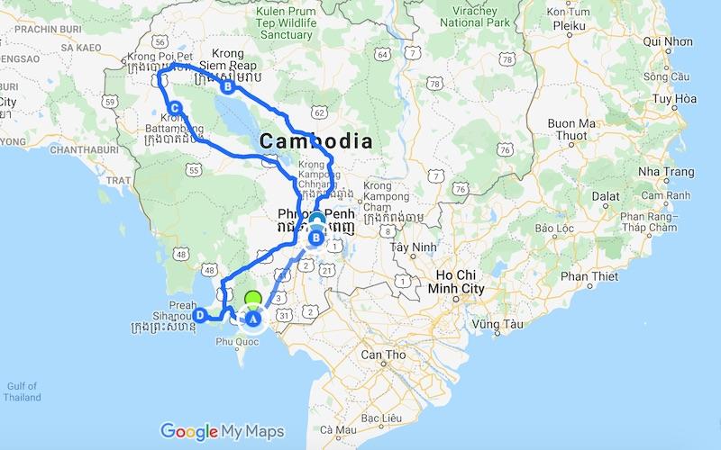 Cambodia 2 weeks itinerary