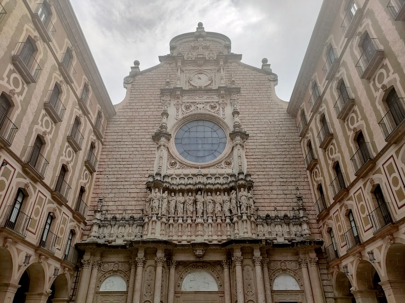 Montserrat Barcelona Monastery Basilica Atrium