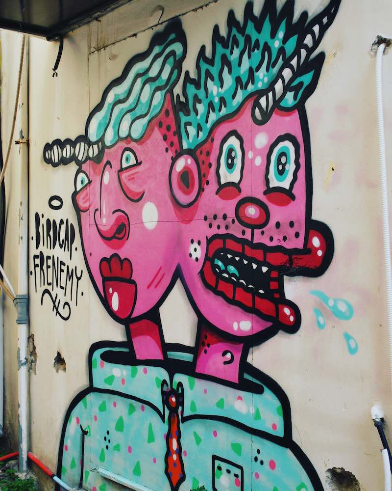 Birdcap Frenemy Tel Aviv street art