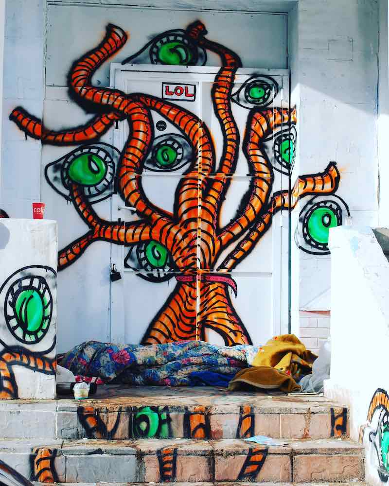 Octopus tree Tel Aviv street art
