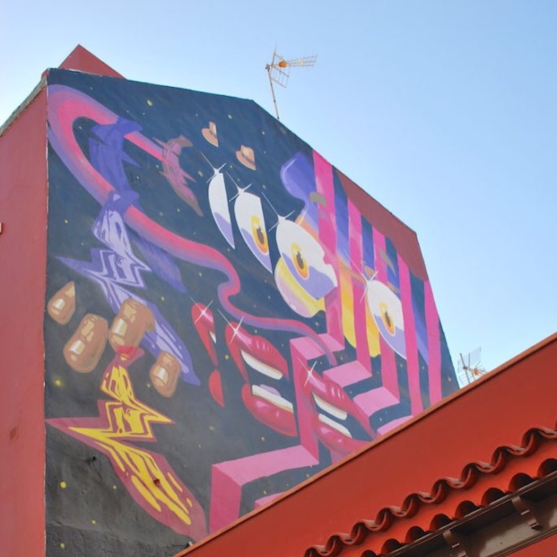 The Macronesia street art Tenerife