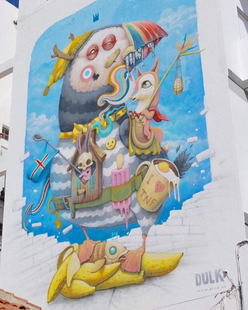 The Puffin DULK Puerto de la Cruz Street Art
