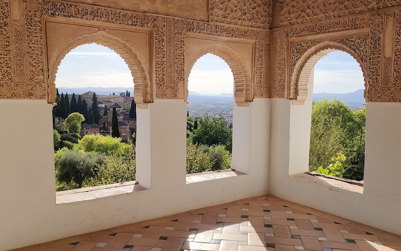 Views from the Generalife Alhambra