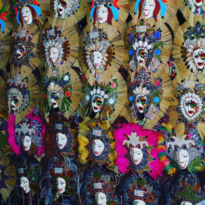 Beautiful masks Maskara festival Bacolod