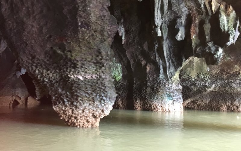 Entering the Palawan Bat Cave
