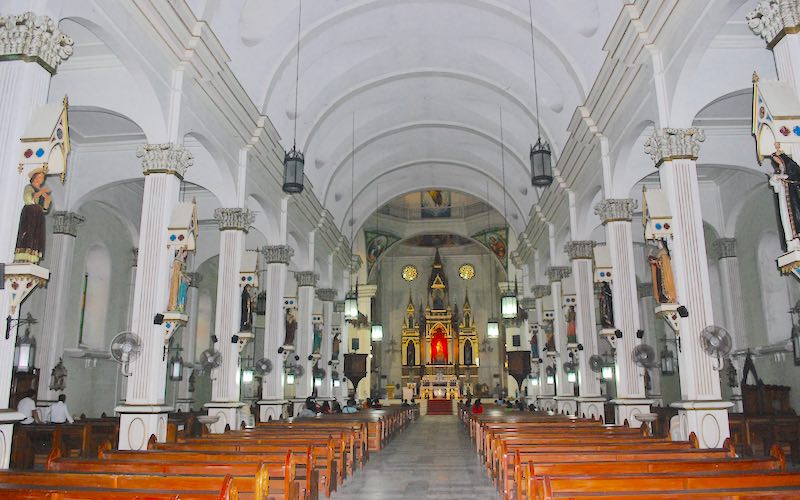 Inside Molo Church Iloilo