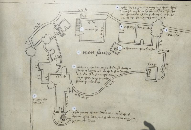 Plan of Monsanto Castle