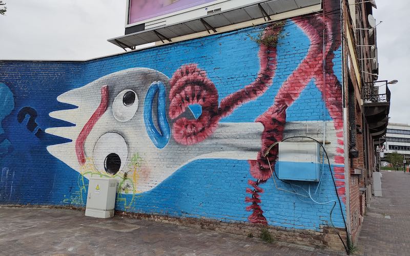 Fourchette Street Art Charleroi