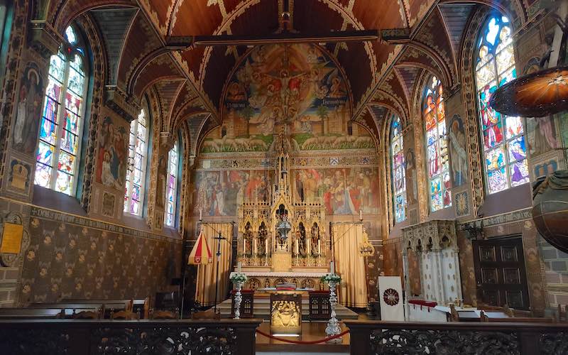 Inside Basilica of the Holy Blood Bruges