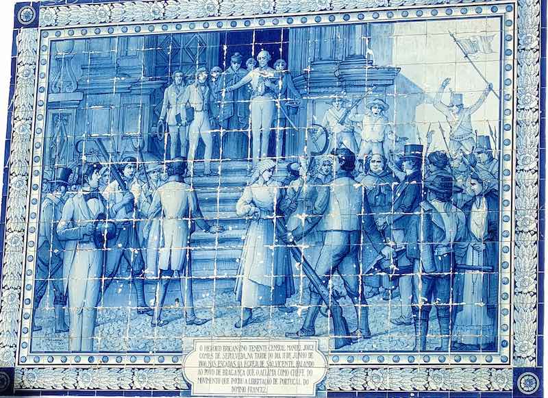 Azulejos blue tiles Igreja do Sao Vincente