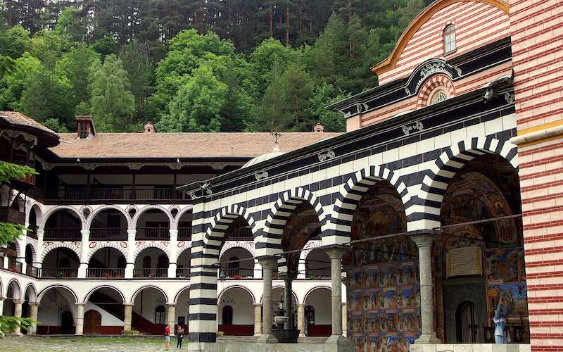 Rila Monastery Architecture arches