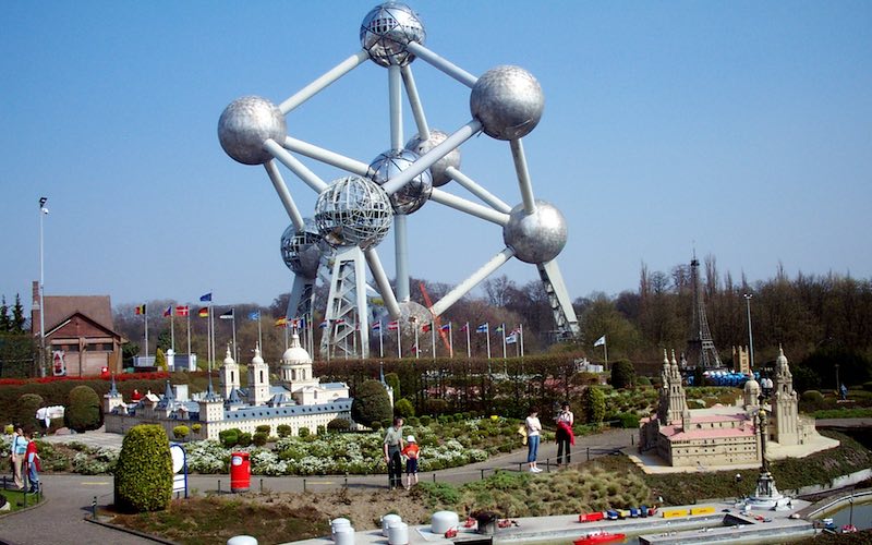 one week in Belgium Atomium Mini Europe