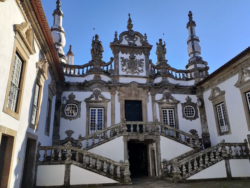 Casa de Mateus Baroque staircase