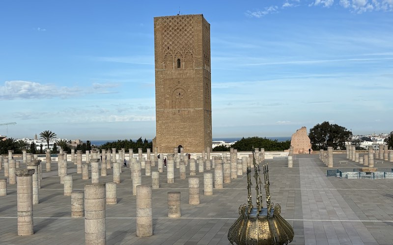 Hassan II Tower Rabat Morocco