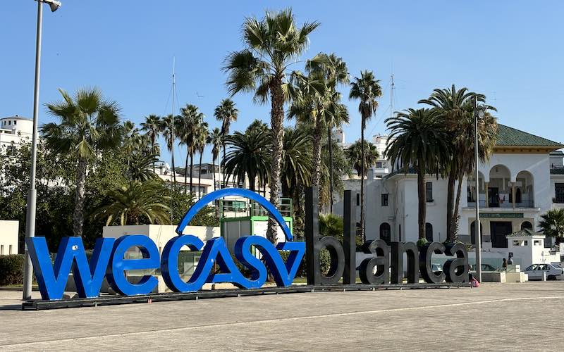 Is Casablanca worth visiting Casablanca sign