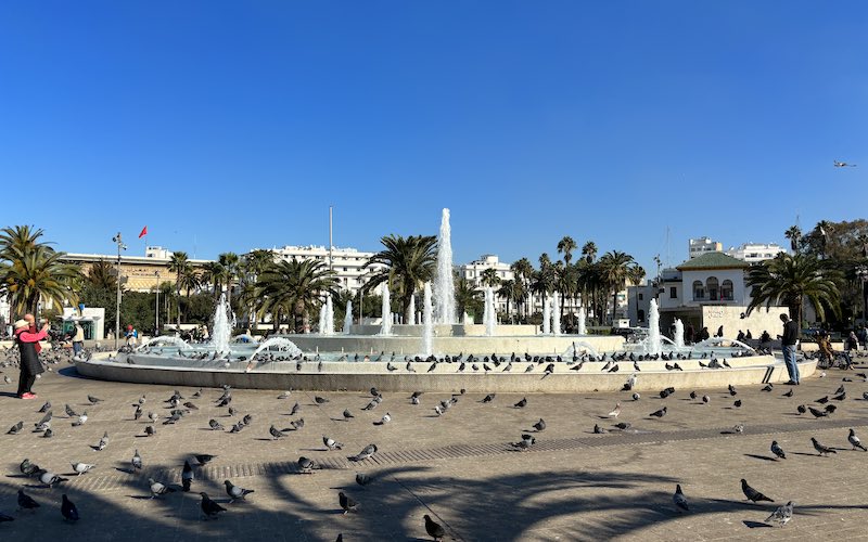 Mohammed V Square fountain Casablanca