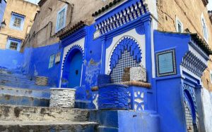 visiting Chefchaouen in winter blue city