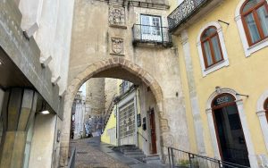 one day in Coimbra Porta e Torre de Almedina
