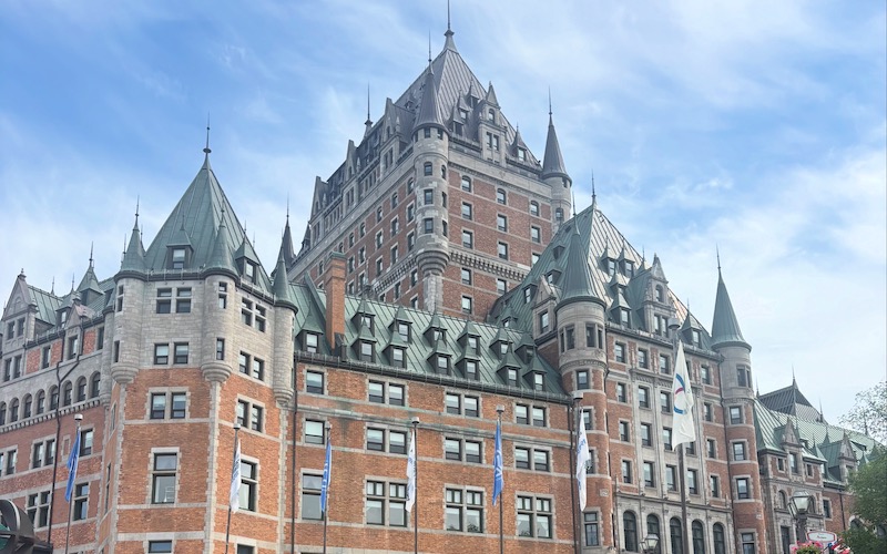 Old town of Quebec chateau frontenac