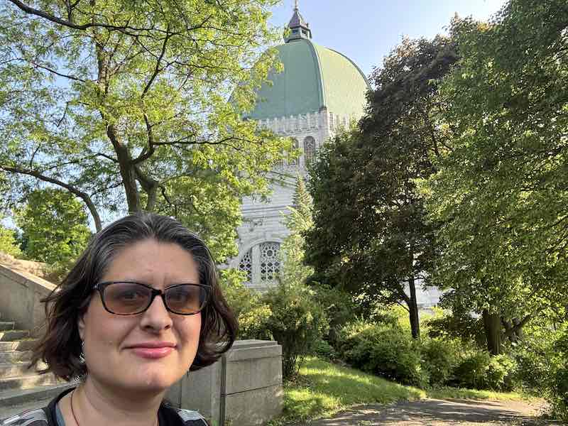 Amy Templeseeker at Saint Josephs Oratory