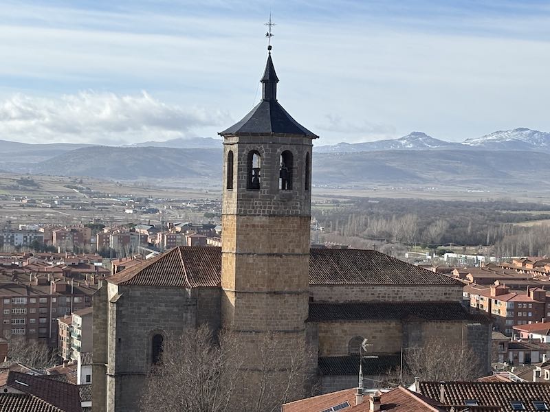 View from Paseo del Rastro Avila Spain