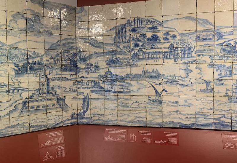 Azulejos panorama of Lisbon