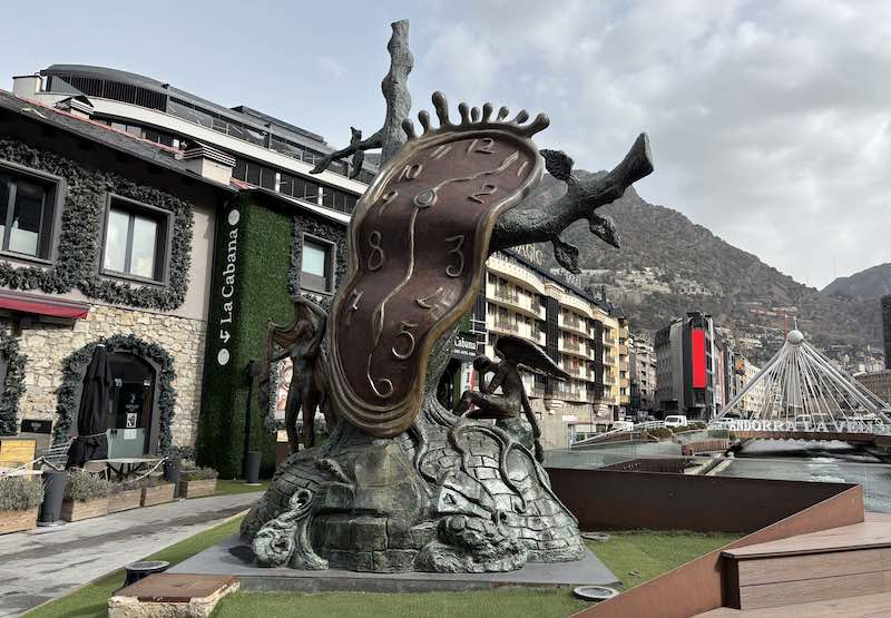 Dali statue Andorra la Vella