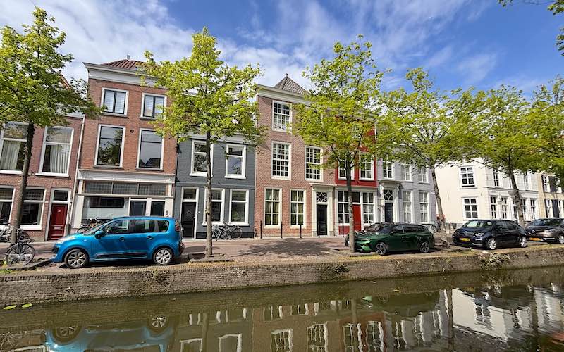 Delft houses - Day trip to Delft from Rotterdam