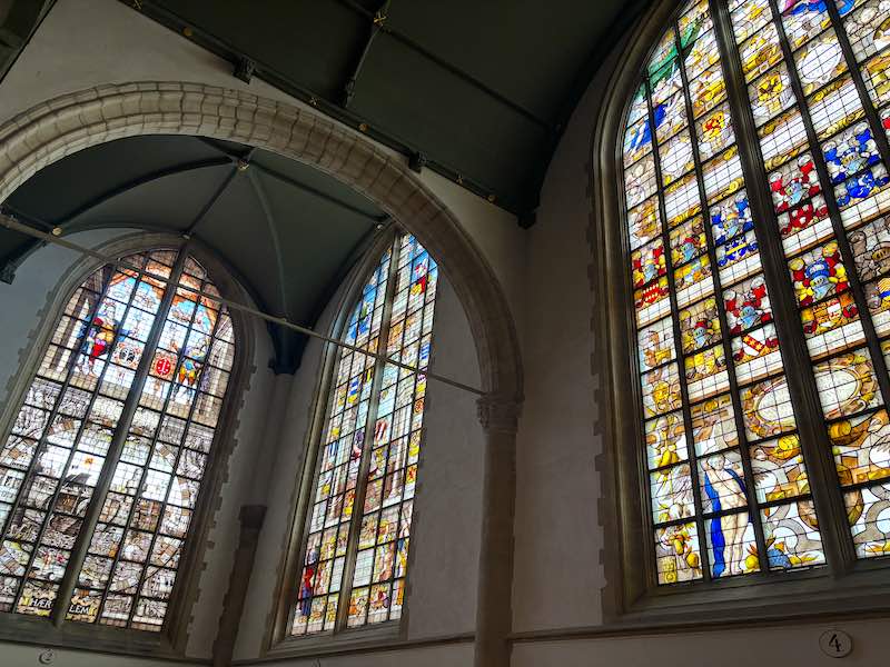 Sint Janskerk Stained Glass Windows Gouda