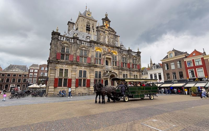 Stadhuis town hall Delft Markt