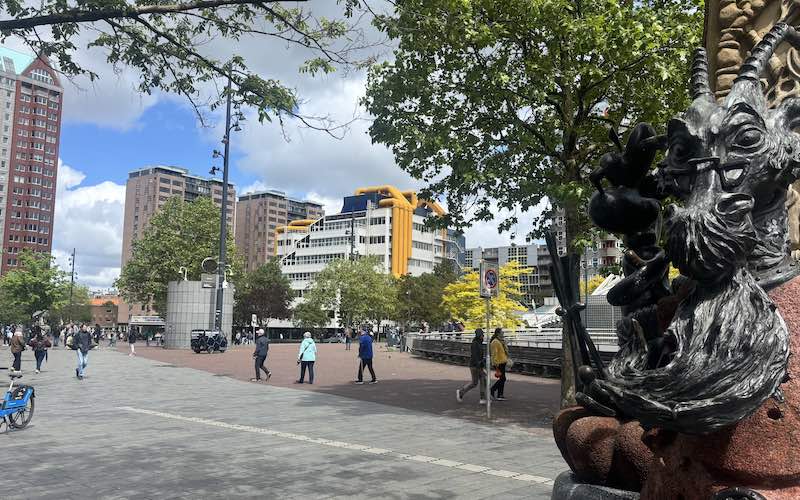 best day trips from Rotterdam Netherlands cityscape in Rotterdam