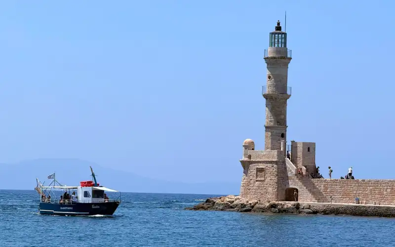 5 days in Crete Itinerary - The Lighthouse of Chania - Amy Loizou