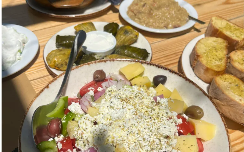 5 days in Crete Itinerary - Lunch at Adam Taverna - Amy Loizou