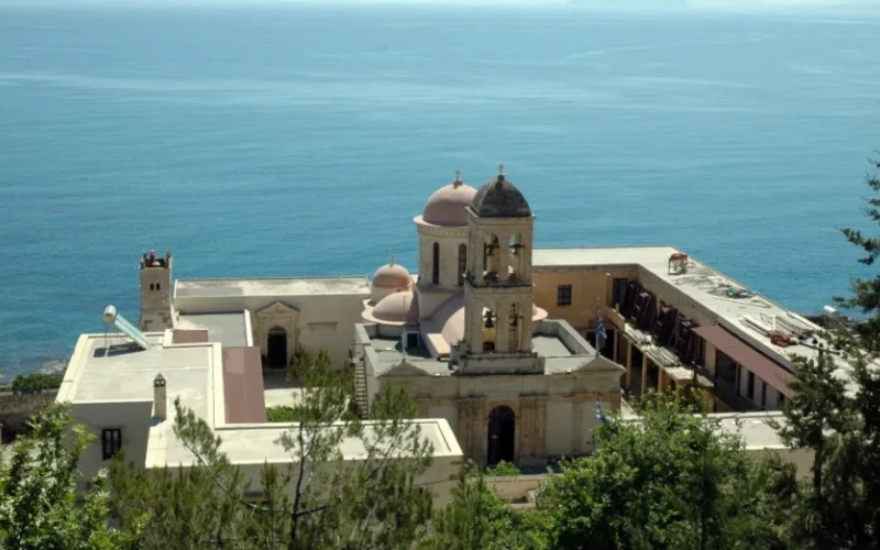 5 days in Crete Itinerary - Holy Monastery of Panagia Odigitria Gonia. Photo Credit: DiscoverKrete